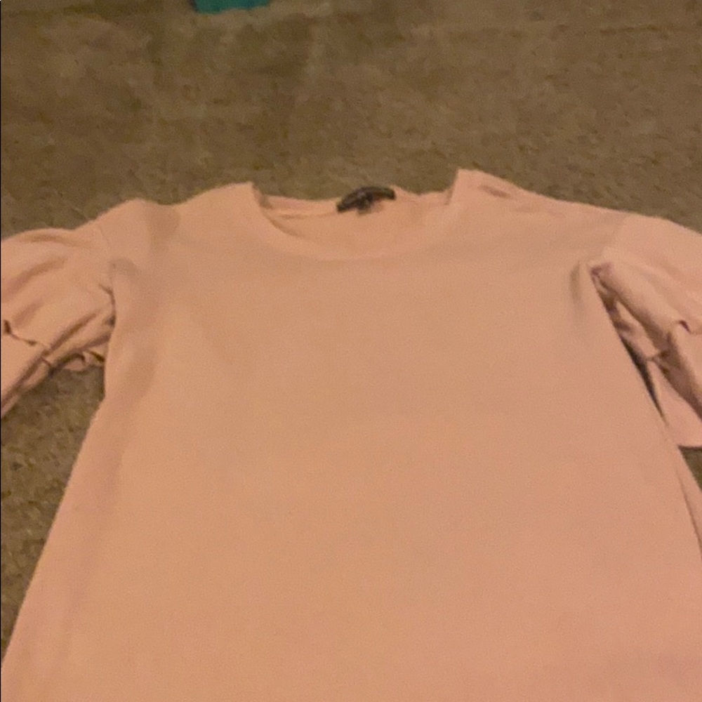 A pink mini/midi  dress